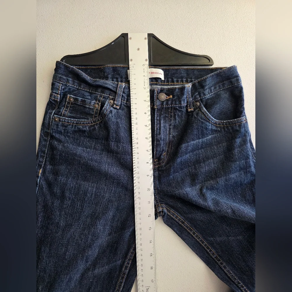Levi Strauss 514 Straight Leg Denim Dark Indigo Blue Minimalist Core Indie Skate - Picture 12 of 13